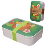 Bamboo Eco Friendly Sloth Design Lunch Box