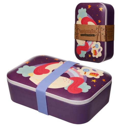 Bamboo Eco Friendly Sweet Dreams Unicorn Lunch Box