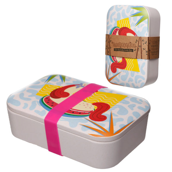 Bamboo Eco Friendly Unicorn Design Lunch Box