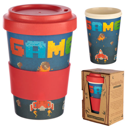 Bambootique Eco Friendly Game Over Design Travel Cup