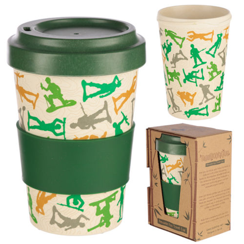 Bambootique Eco Friendly Toy Soldier Design Travel Cup