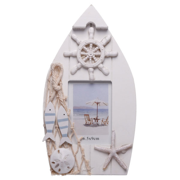 Boat Shaped Nautical Photo Frame