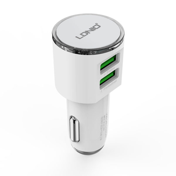 car charger ldnio dl-c29 dc12-24v 5v/3.4a