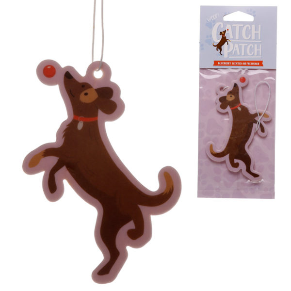 Catch Patch Blueberry Scented Dog with Ball Air Freshener