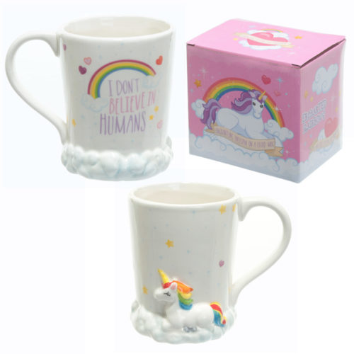 Ceramic Rainbow Unicorn Mug