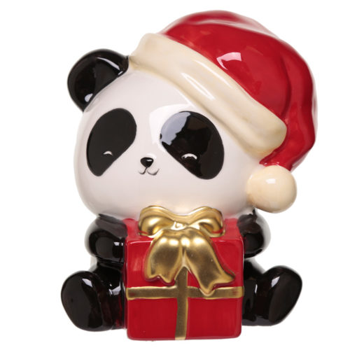 Collectable Ceramic Pandarama Christmas Money Box