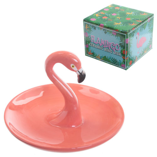 Collectable Flamingo Trinket Tray and Ring Holder