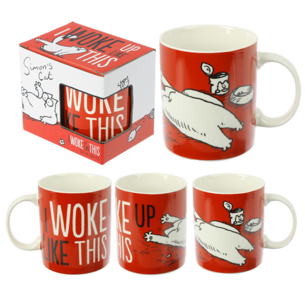 Collectable New Bone China Mug - Simon's Cat Slogan