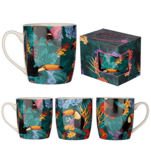 Collectable New Bone China Mug - Tropical Toucan Design