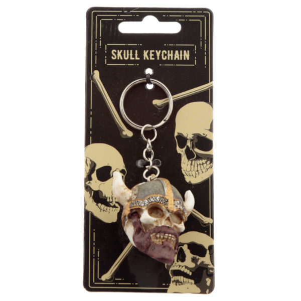 Collectable Viking Skull Keyring