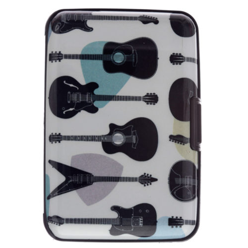 Contactless Protection Card Holder Wallet - Headstock Guitar