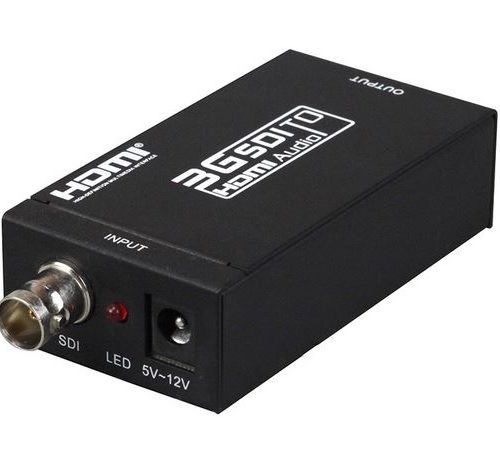 Convertor, BNC (SDI/HD-SDI/3G-SDI) to HDMI, Black - 18302