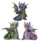 Crystal Soothsayer Enchanted Nightmare Dragon Figurine
