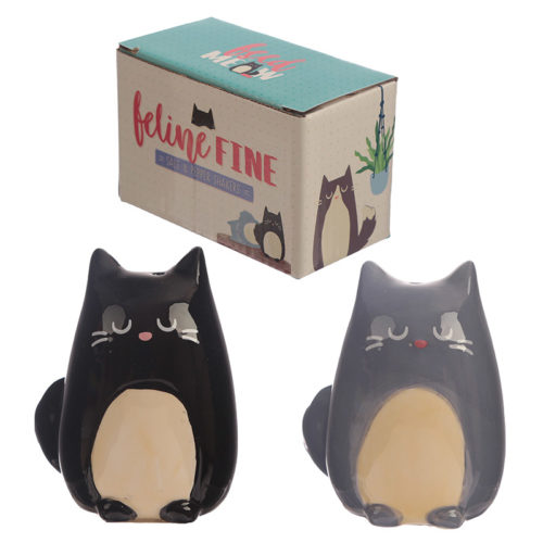 Cute Cat Design Salt and Pepper Set