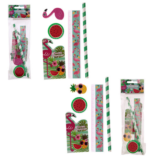 Cute Flamingo Design Stationery Set
