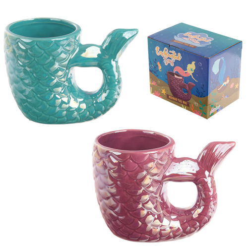 Cute Mermaid Tail Shaped Ceramic Mug