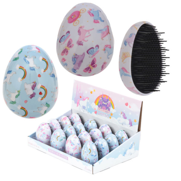 Cute Unicorn Design Handy Detangling Hair Brush