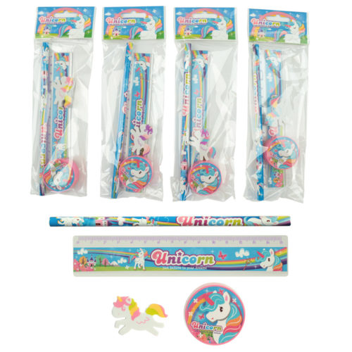 Cute Unicorn Design Stationery Set