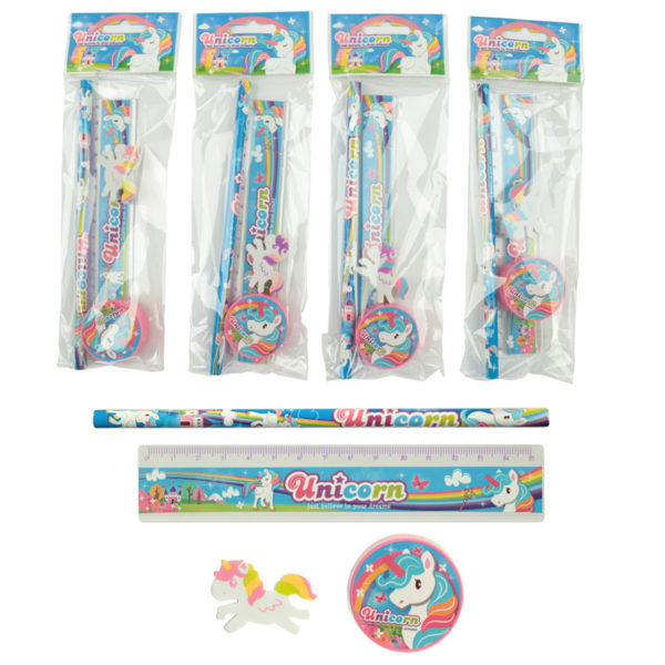 Cute Unicorn Design Stationery Set