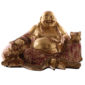 Decorative Chinese Buddha Figurine - Hand on Sack