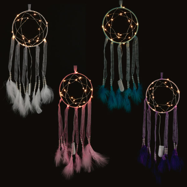 Decorative LED Ribbon Dreamcatcher