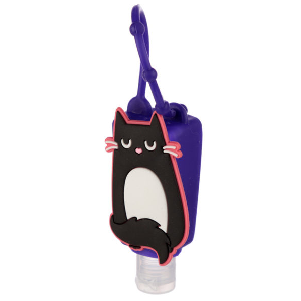 Feline Fine Cat Gel Hand Sanitiser and Holder