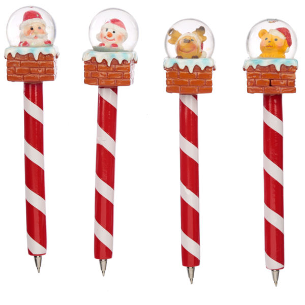 Fun Christmas Waterball Novelty Pen