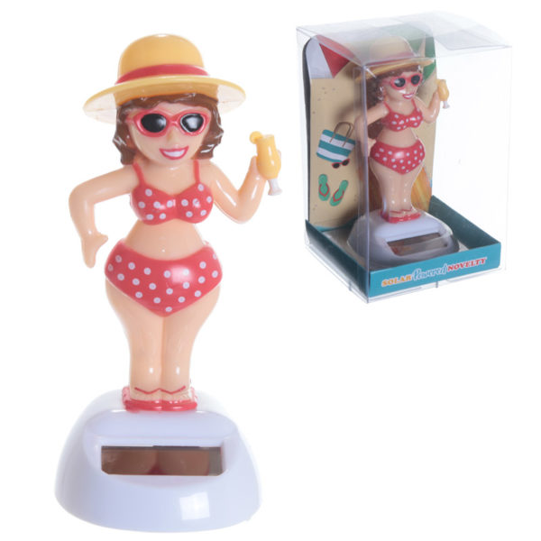 Fun Collectable Bikini Girl Solar Powered Pal