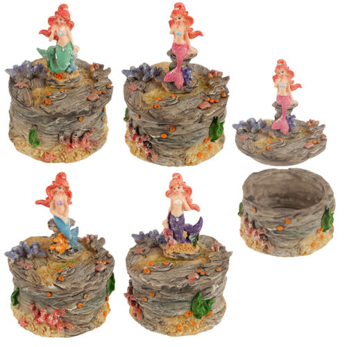 Fun Collectable Mini Mermaid Trinket Jewellery Box