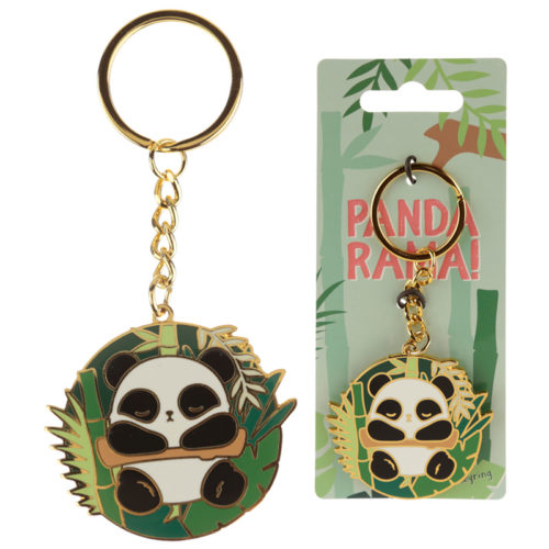 Fun Collectable Panda Enamel Keyring
