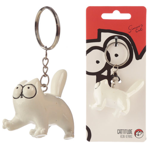 Fun Collectable Simon's Cat Cattitude Keyring