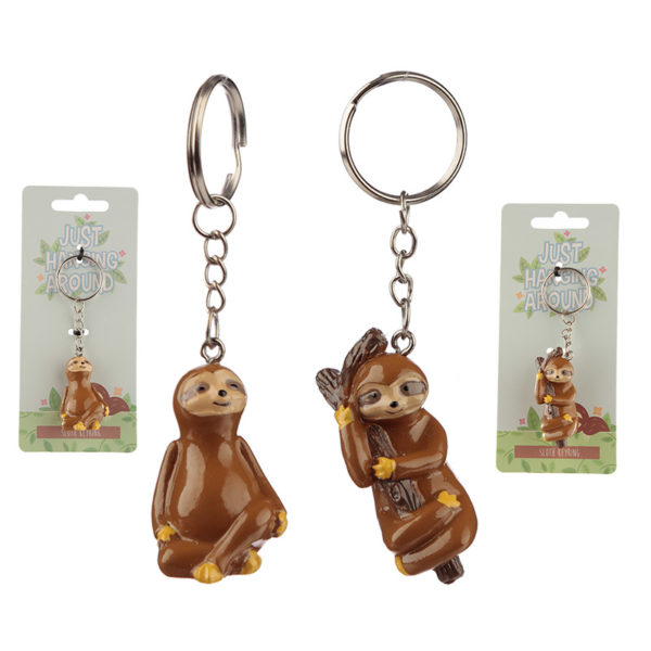 Fun Collectable Sloth Keyring