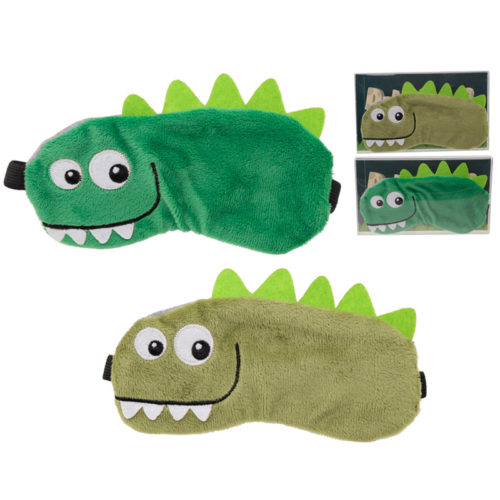 Fun Eye Mask - Plush Dinosaur Design