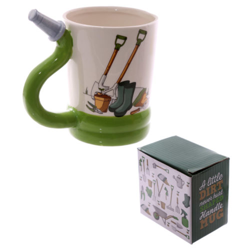 Fun Garden Hose Shaped Handle Ceramic Mug