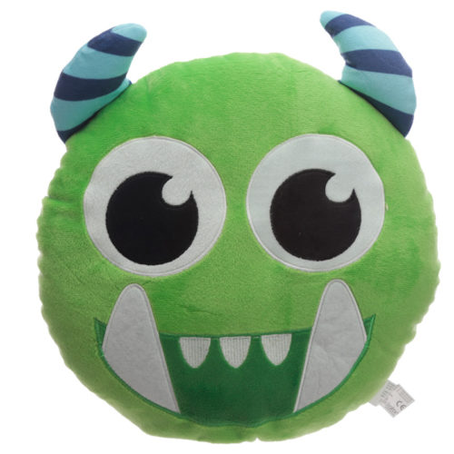 Fun Green Plush Monstarz Monster Cushion