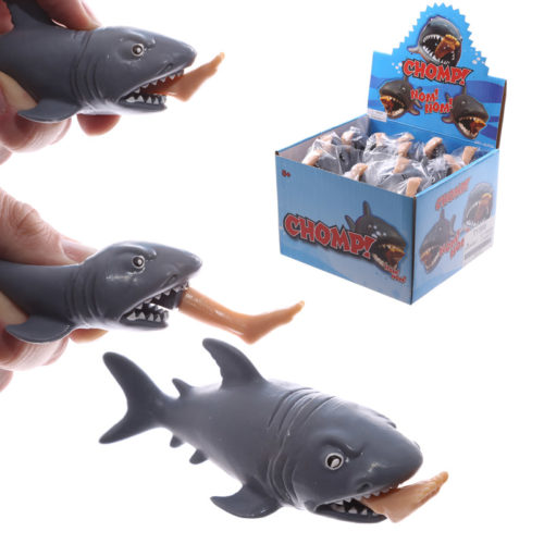 Fun Kids Chompy Shark with Pop Out Surfer Leg Toy