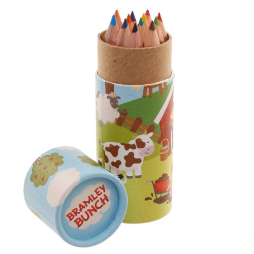 Fun Kids Colouring Pencil Tube - Bramley Bunch Farm