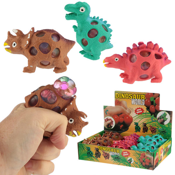 Fun Kids Dinosaur Squeezy Mesh Ball