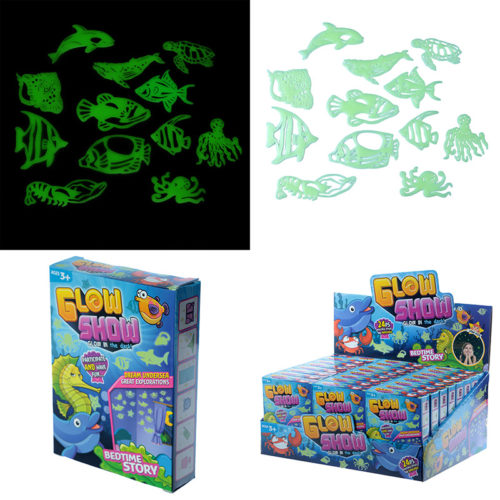 Fun Kids Glow in the Dark Wall Stickers - Fish and Sealife