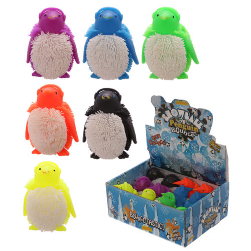 Fun Kids Light Up Squidgy Penguin Puff Pet