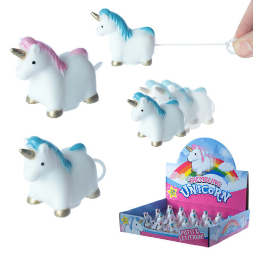 Fun Kids Pull and Shake Rainbow Unicorn