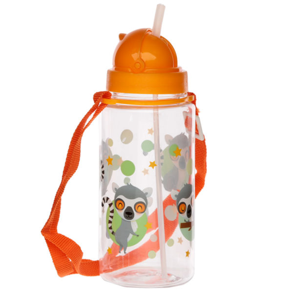 Fun Lemur Mob 450ml Childrens Water Bottle