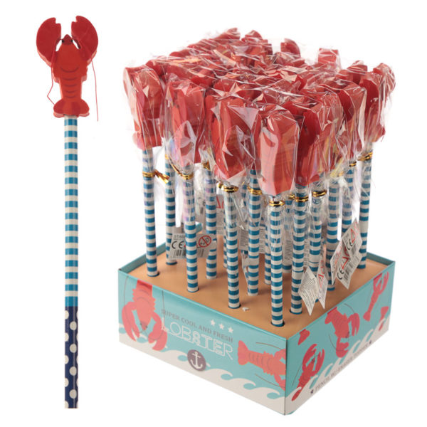 Fun Lobster Pencil and Eraser Set