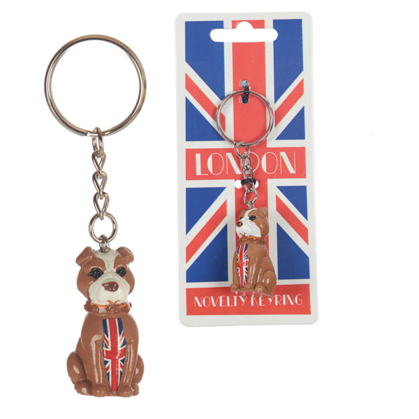 Fun Novelty London Bulldog Keyring