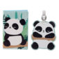 Fun Novelty Pandarama Luggage Tag and Passport Cover Set