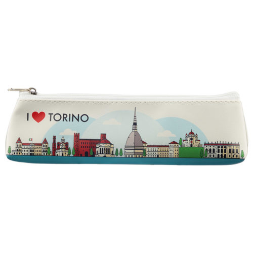 Fun Novelty Pencil Case - I Heart Torino Design