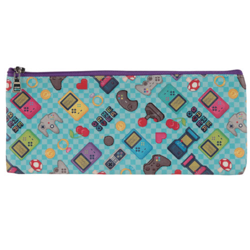 Fun Novelty Pencil Case - Retro Gaming Design