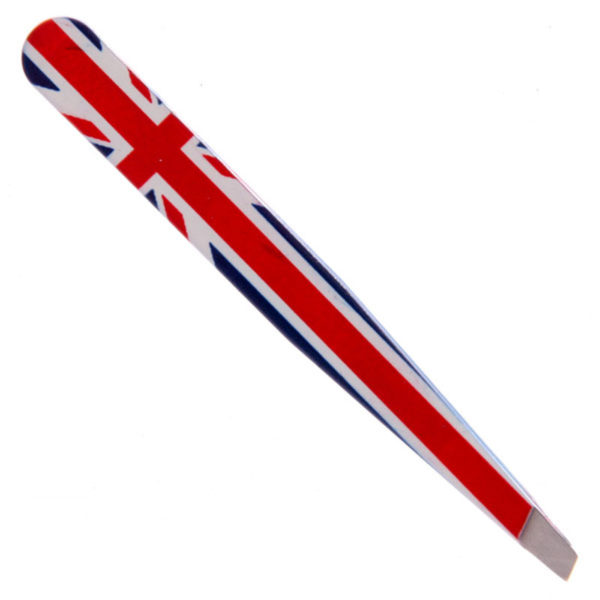 Fun Novelty Union Flag Metal Tweezers