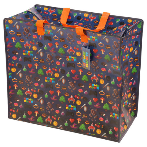 Fun Practical Laundry  and  Storage Bag - Game Over Design