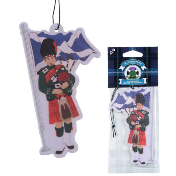 Fun Scottish Piper Design Wild Flower Fragranced Air Freshener